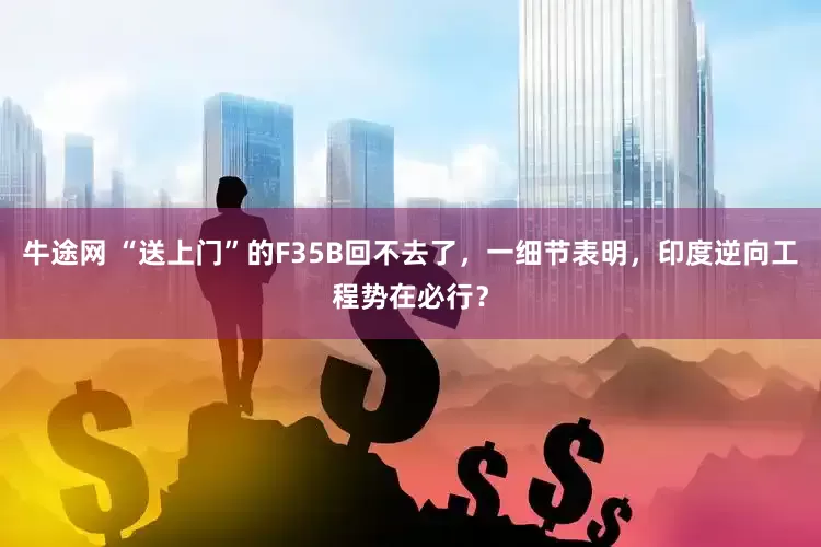 牛途网 “送上门”的F35B回不去了，一细节表明，印度逆向工程势在必行？
