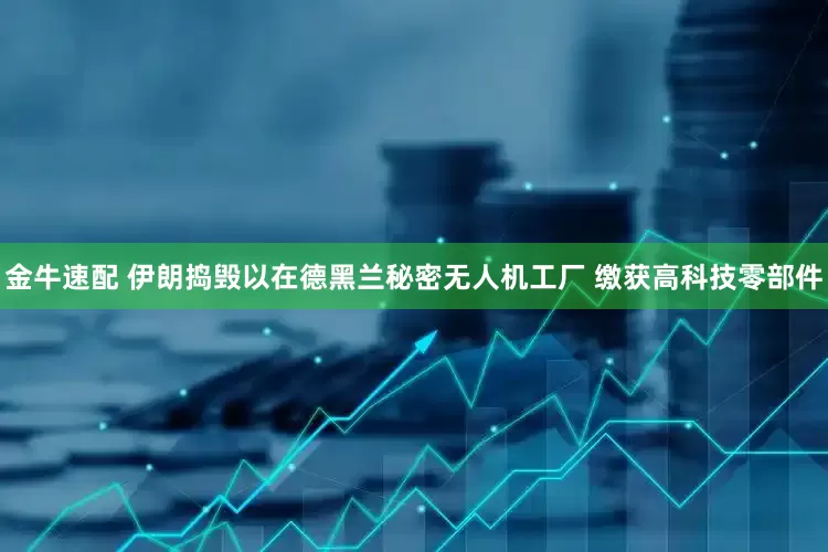 金牛速配 伊朗捣毁以在德黑兰秘密无人机工厂 缴获高科技零部件